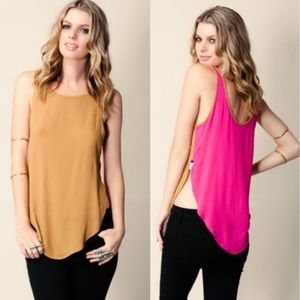 One Teaspoon Dolly Reversible Tank Top - NWOT, Med